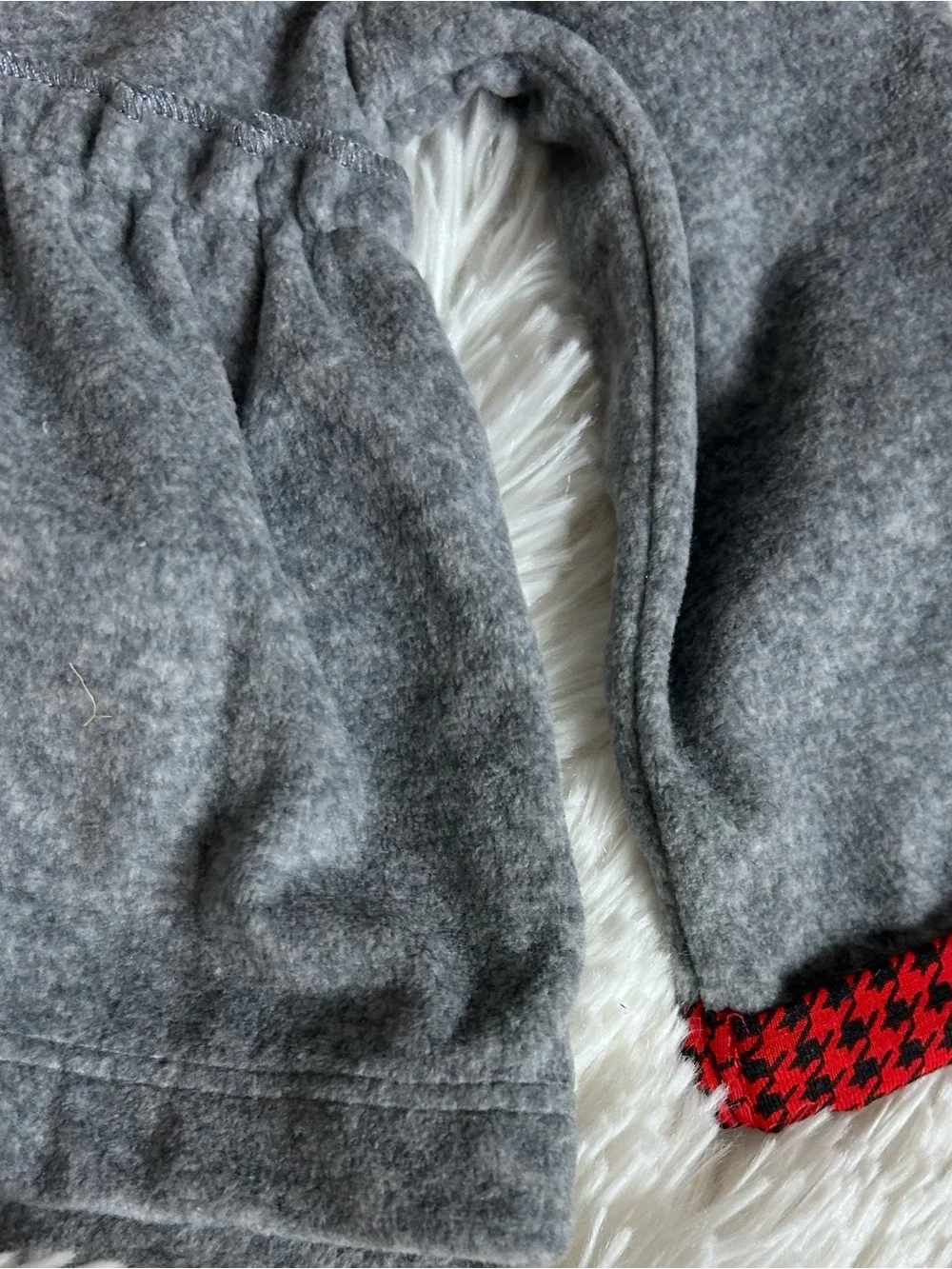 Carter’s baby girl 9m Gray Peplum Coat & Red Houndstooth Leggings Set NWT